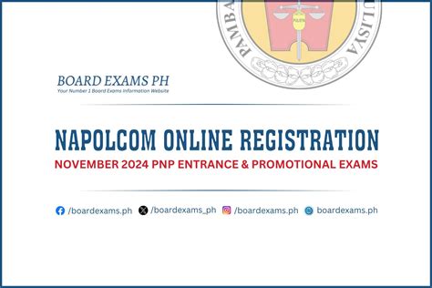 Napolcom opens online registration for police exams .